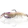 95mm Chasebait Heavy Flick Prawn Soft Plastic Fishing Lure with 7gm Lead Weight - Jelly Prawn