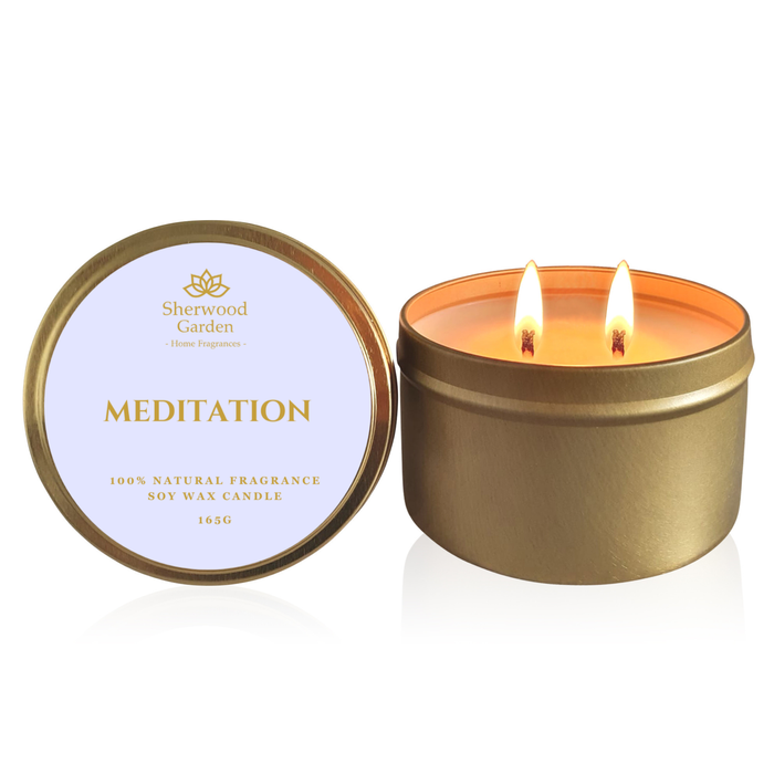 Meditation 100% Natural Fragrance Soy Candle Tin 165g