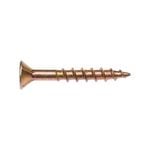 Zenith 8G x 30mm Countersunk Rib Head Chipboard Screws - 100 Pack