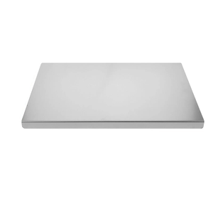 Provecta 70 X 50cm 304 Stainless Steel Chopping Board Bench Protector Silver