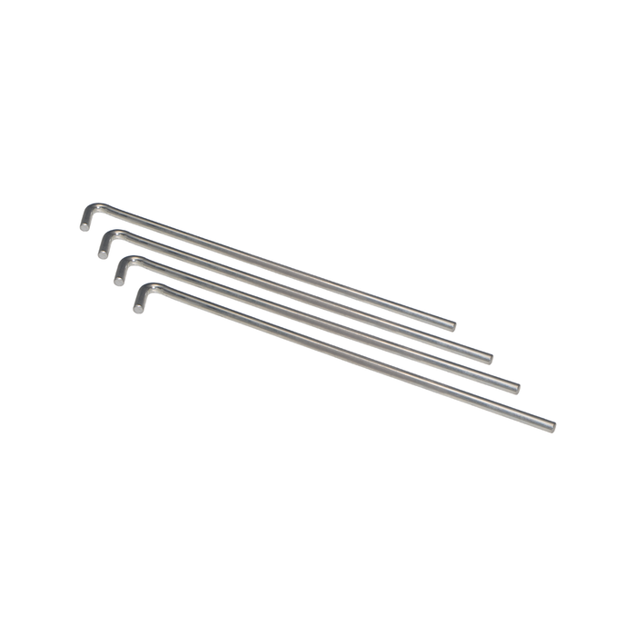 Polytuf 6 x 215mm Metal Tent Peg - 10 Pack