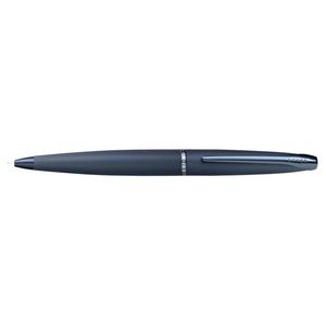 Cross Atx Sandblast Ball Point Pen Medium Nib Tip Writing Stationery Dark Blue