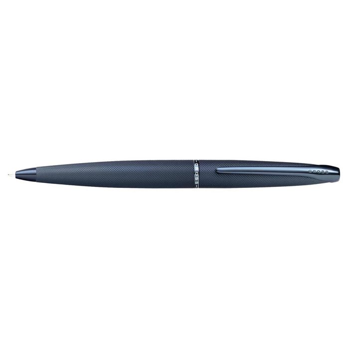 Cross Atx Sandblast Ball Point Pen Medium Nib Tip Writing Stationery Dark Blue