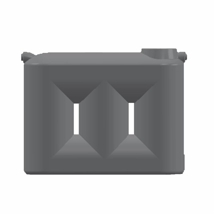 Clark 2000L Poly Slim Water Tank - Boulder Grey