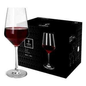 Argon Tableware Soho Crystal Red Wine Glasses - 520ml - Pack Of 24