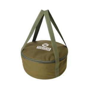 Wildtrak Heavy-duty 2qt/26cm Canvas Carry Storage Bag For Camp Oven Pot Green