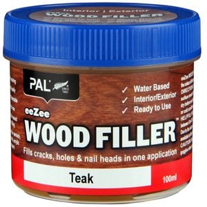 PAL EeZee 100ml Wood Filler - Teak