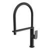 Phoenix Lead Free   Matte Black Reva Flexible Hose Sink Mixer