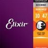 Elixir #11002 Acoustic Nano 80/20 Bronze Guitar String 10-47 Extra Light