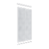 Lugna 2400 x 1200mm Mirror Wardrobe Double Sliding Doors