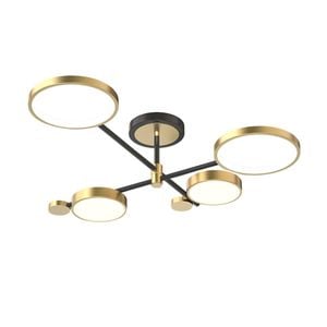 Eli & Co. Lighting Svela 4 Ring Nordic Semi-Flush Ceiling Light 3CCT