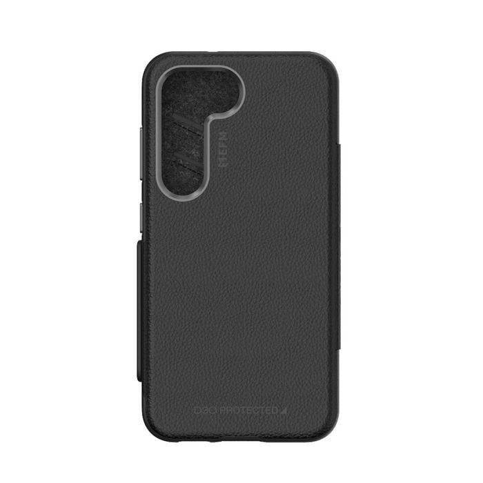 EFM Monaco Wallet Case Armour For Samsung Galaxy S23 Black/Space Grey