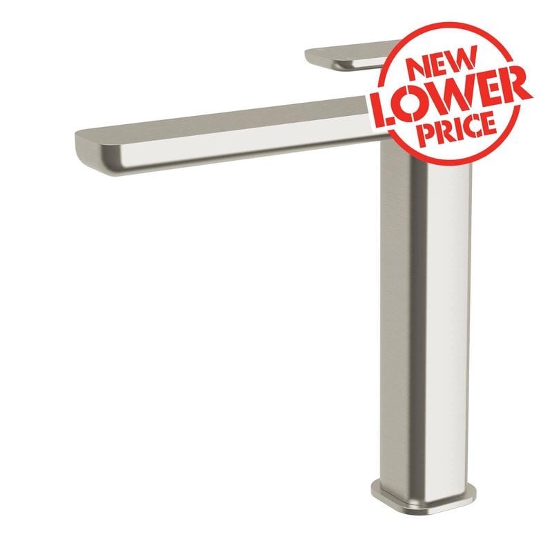 Tall Basin Mixer Lead Free Brushed Nickel Overture