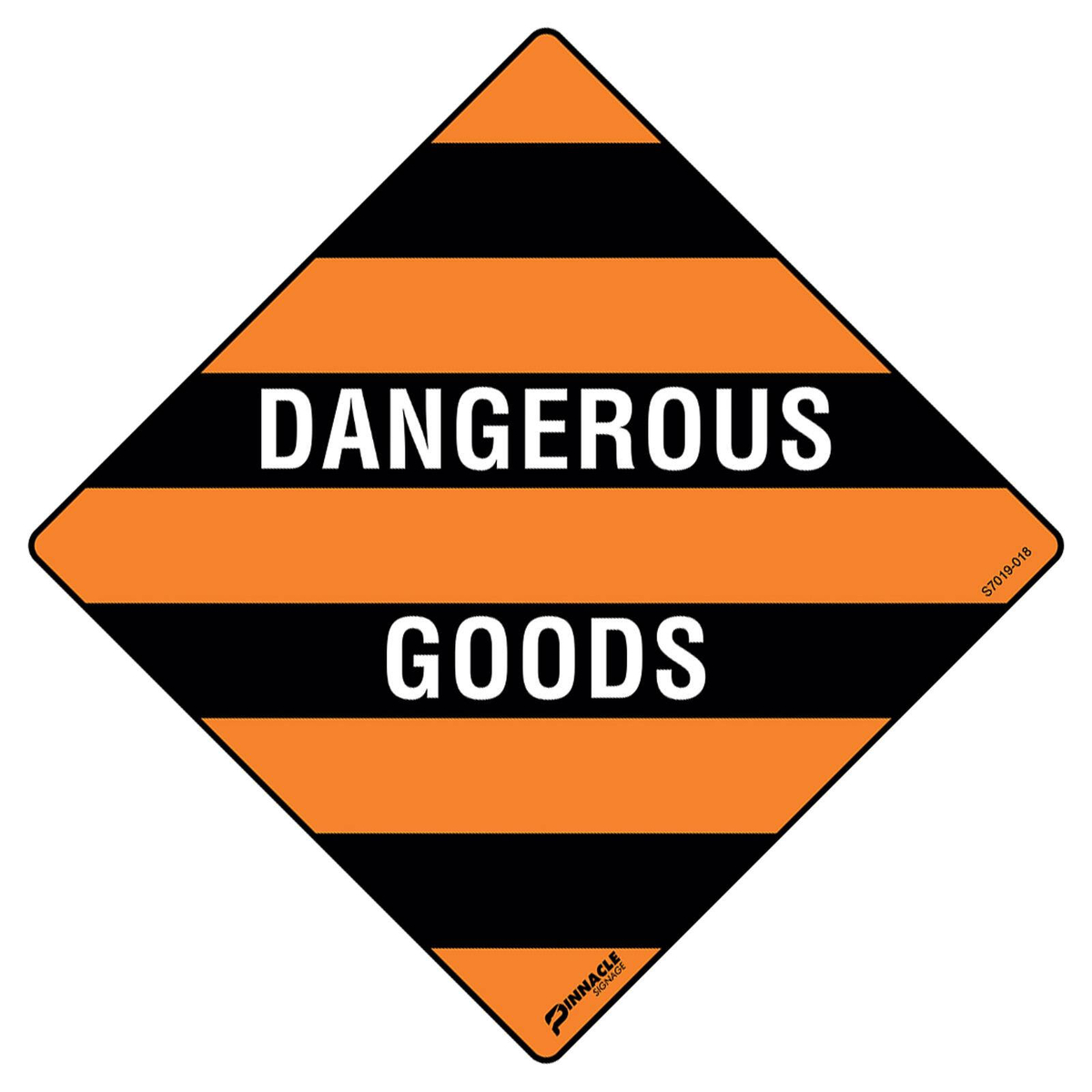 Pinnacle 270 x 270mm Poly Dangerous Goods Sign - Bunnings Australia