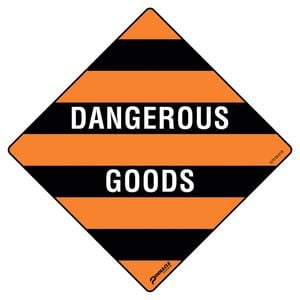 Pinnacle 270 x 270mm Poly Dangerous Goods Sign