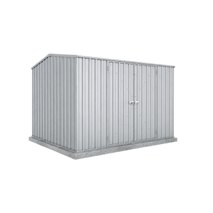 Absco Sheds 3.0 x 2.26 x 2.0m Zinc Double Door Garden Shed with Anchors