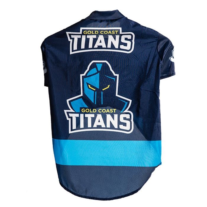 NRL Gold Coast Titans Pet Dog Sports Jersey Clothing XS