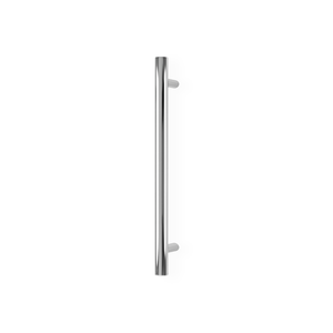 Barelli 650mm Polished Chrome Single Round Vertical Heated Towel Rail