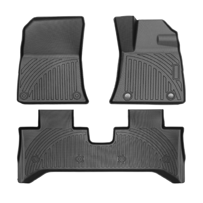 Provecta BYD Shark 6 Floor Mat Set 3 Piece TPE Waterproof All Weather Car Floor & Tub Mat Protection
