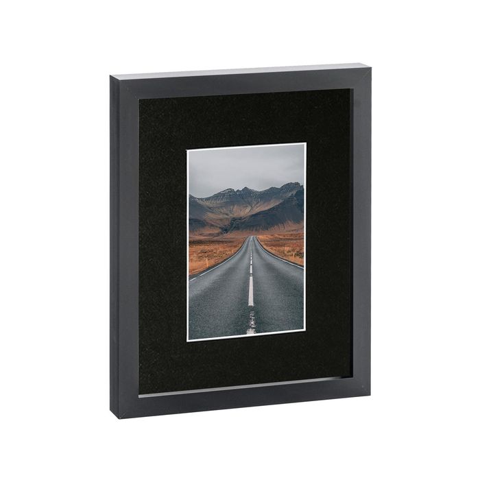 Nicola Spring Photo Frame with 4" x 6" Mount - 8" x 10" - Black