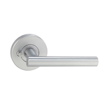 Schlage Satin Chrome Plate Element Series Amelia Privacy Lever Set