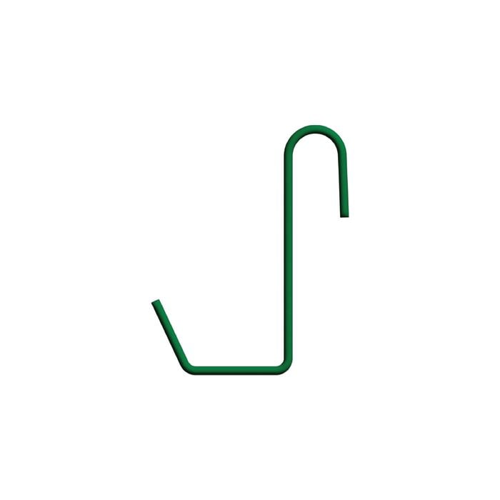 Jack 15cm Green Square Hanging Basket Hook