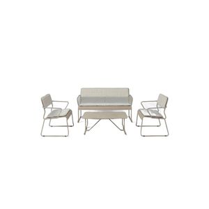 Seek and Ramble Parco Outdoor 4 Pce Lounge Set Sand