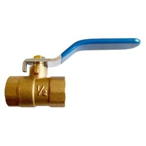 Kinetic 15mm Brass Lever Handle Water Ball Valve - 15mm