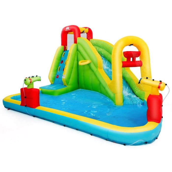 Costway Inflatable Water Park Jumping Castle Bouncer House No Blower