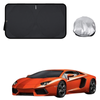 Front Windscreen Sun Shade for Lamborghini Aventador 2011 - Current - Standard 150 x 85 cm - Black