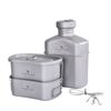 Lifebay Titanium Camping Cooking Mess Set Grey