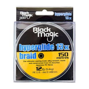 Black Magic Hyperglide 13x Braid Fishing Line 12lb 150m
