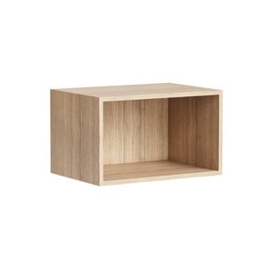 Kaboodle 900-1000mm Almond Oak Customisable Deep Slimline Open Shelf