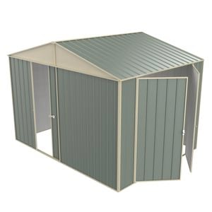 Build-a-Shed 3.0 x 2.3 x 2.3m Gable Double Hinged Side Door Shed - Green