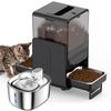 Advwin 5L Automatic Pet Feeder with 4L Wireless Pet Water Fountain Set