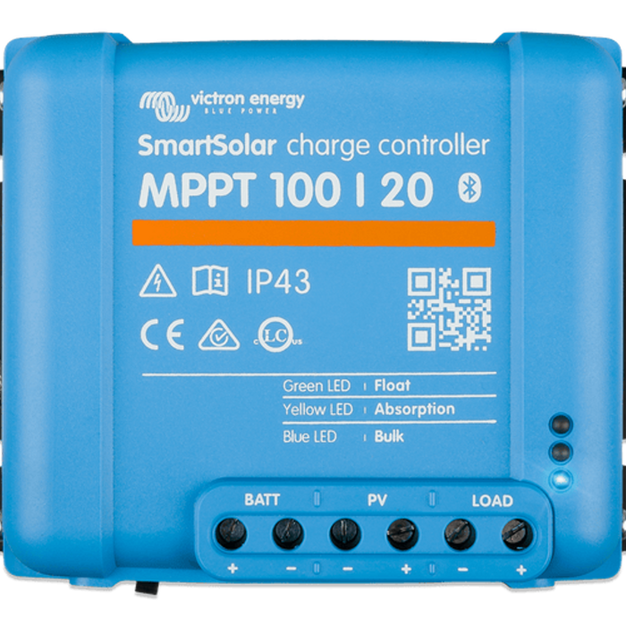 Victron 12/24/48v 20a Smartsolar Mppt 100/20 Bluetooth Solar Charge Controller