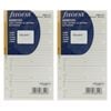 2x 20pc Filofax Address Name/number Refill Multilanguage Office Stationery