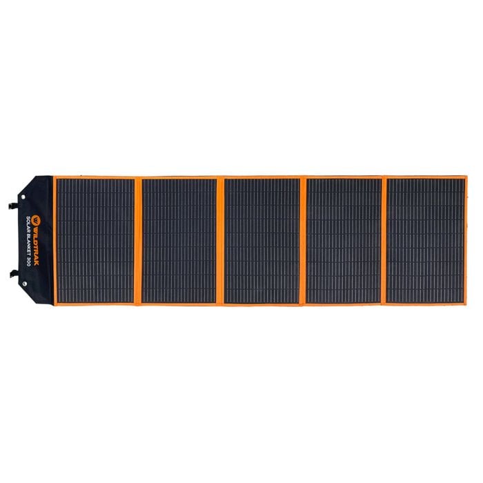 Wildtrak Folding Solar Blanket Efte Coated With Stand Portable Efficient 300w