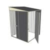 Build-a-Shed 1.5 x 1.5 x 2m Single Hinged Side Door Skillion Shed - Grey