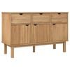 vidaXL Sideboard Storage Cabinet Cupboard Living Room OTTA Pine