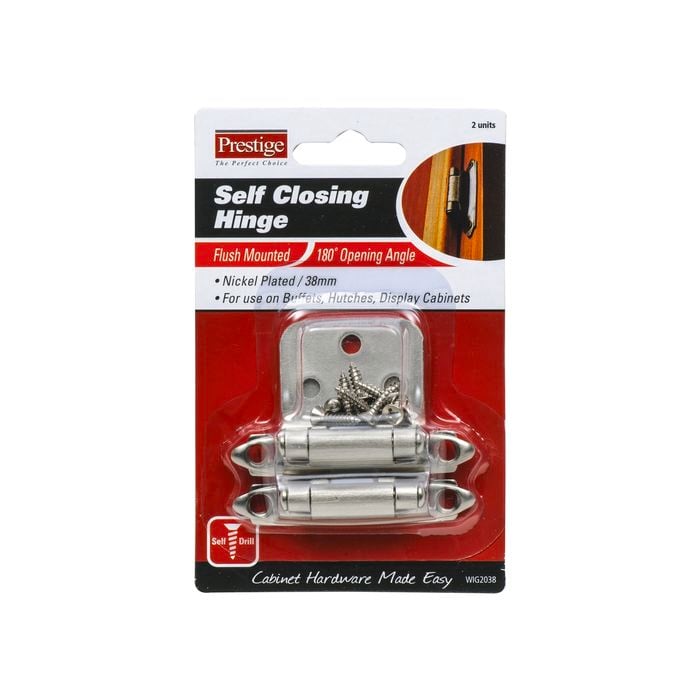 Prestige 38mm Flush Self Closing Hinge