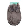 Art & Bob 40cm Grey Medium Velvet Dog Hoodie