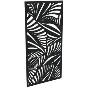 ProtectorAl 300-1200w x 1201-2400h Gloss Black/Satin Black Jungle Unframed Composite Deco Panel