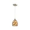 CLA Lighting ORDITO Chrome with Glass Pendant Light - Gold Plated
