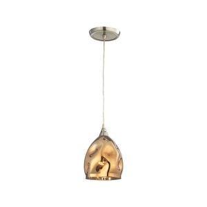 CLA Lighting ORDITO Chrome with Glass Pendant Light - Gold Plated