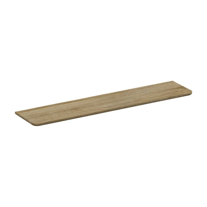 Flexi Storage Home Solutions 900 x 15 x 200mm Oak Curved Shelf