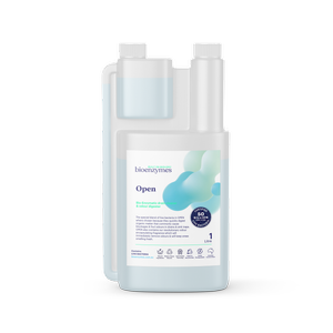 BioEnzymes Open Enzyme Drain Cleaner 1L – pH Neutral Natural Unblocker & Odour Remover with Live Bacteria