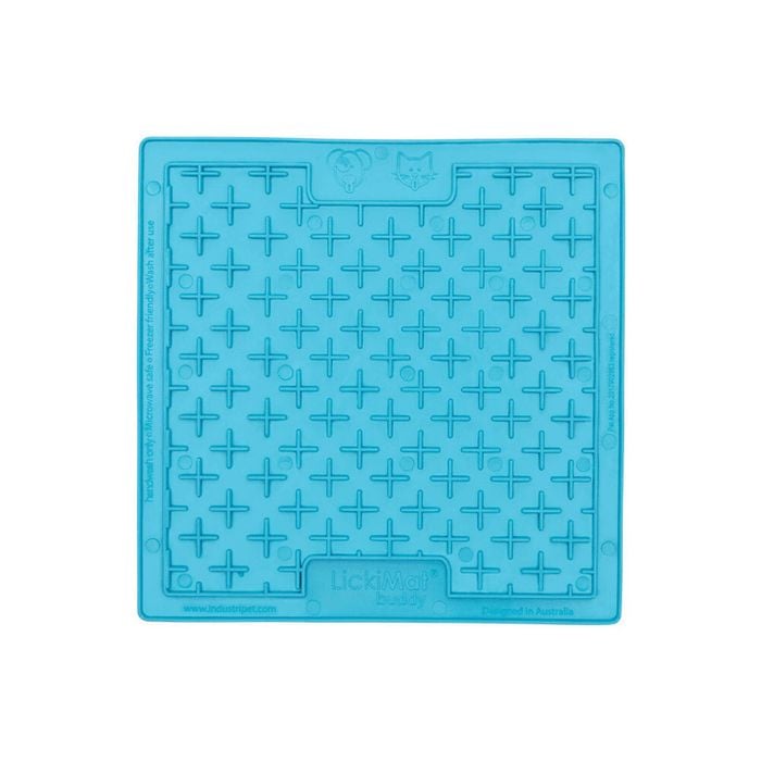 Lickimat 20cm Classic Buddy Cat Food Server Turquoise