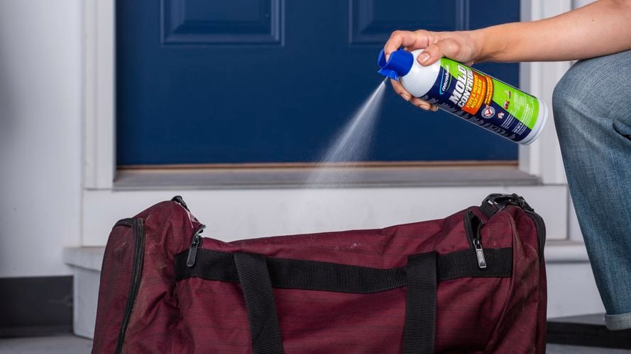 Safely combat fabric mould with ease using Concrobium Mould Control Aerosol – perfect for keeping your fabrics fresh and mould-free.