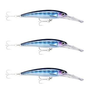 3x Rapala 18cm X Rap Magnum 40 Deep Diving Trolling Lures - HD Bonito